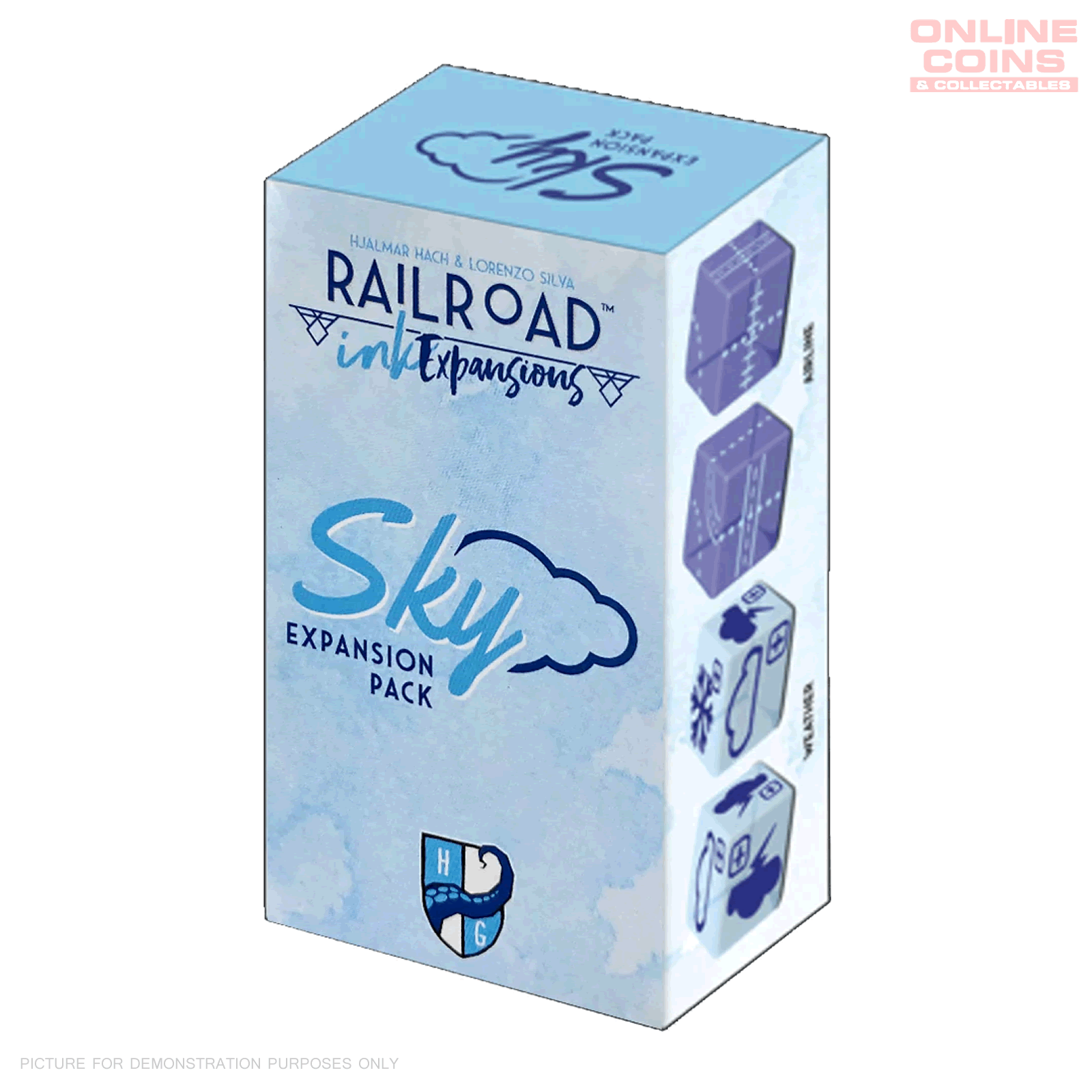 Railroad Ink - Challenge Dice Expansive - Sky Pack